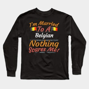 Belgium Flag Butterfly - Gift for Belgian From Belgium Europe,Western Europe,EU, Long Sleeve T-Shirt